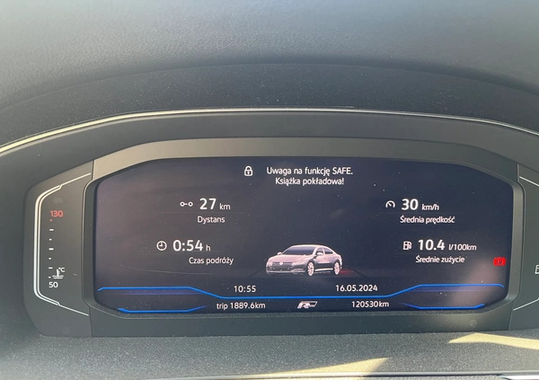 Volkswagen Arteon cena 109900 przebieg: 120500, rok produkcji 2019 z Warszawa małe 16